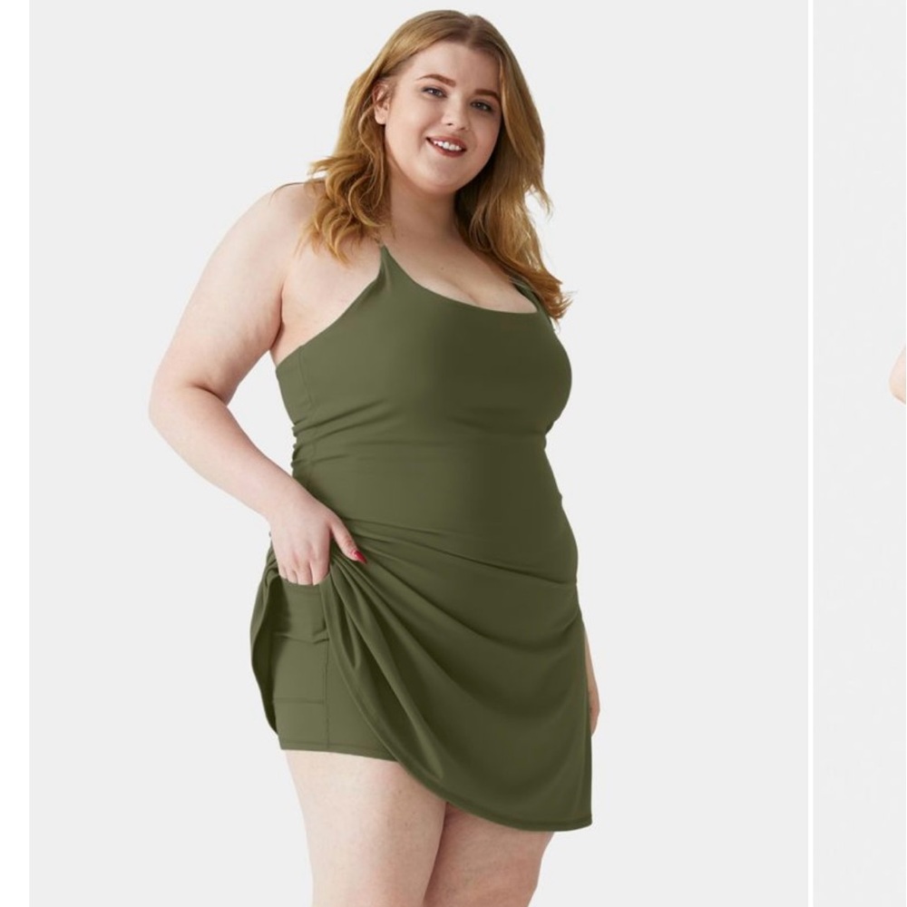 Halara Softlyzero Plus Backless 2-in-1 Easy Peezy Athletic dress